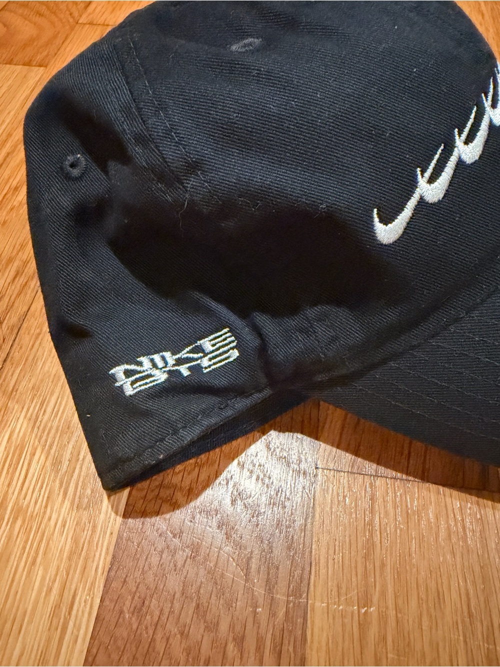 BTS X Nike KOREA EXCLUSIVE, Black, 7 Swoosh Baseball Cap, Adjustable L/XL - Picture 2 of 6